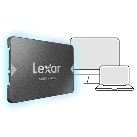 Ổ cứng SSD 128GB Lexar NS100 2.5 inch SATA III - Chính hãng Mai Hoàng BH 36 tháng