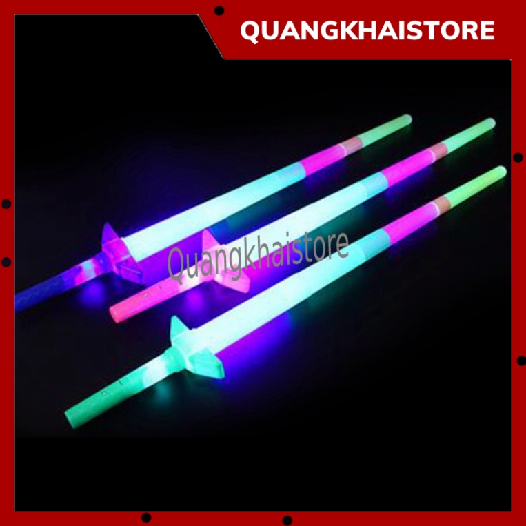 Thanh Kiếm Đồ Chơi,Gậy phát sáng 4 Đoạn Có Đèn LED Phát Sáng Dành Cho Trẻ Em