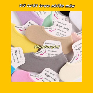 Có sẵn - vớ lười trơn nhiều màu - shopforgirl