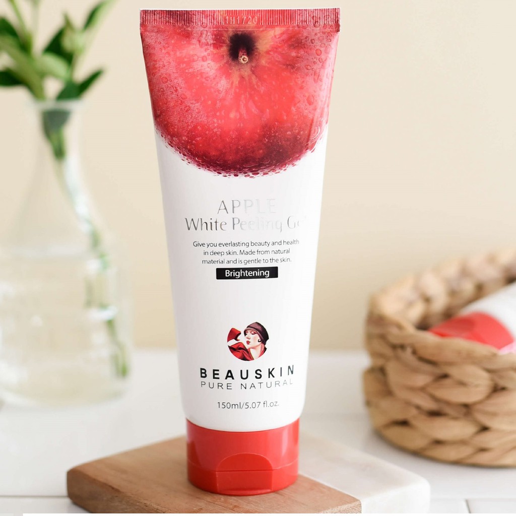 HÀNG CHÍNH HÃNG-Sữa Rửa Mặt Xóa Mụn, Sạch Da Tinh Chất Than Tre Táo Đỏ Beauskin Apple Pure Cleansing Foam Hàn quốc 150ml