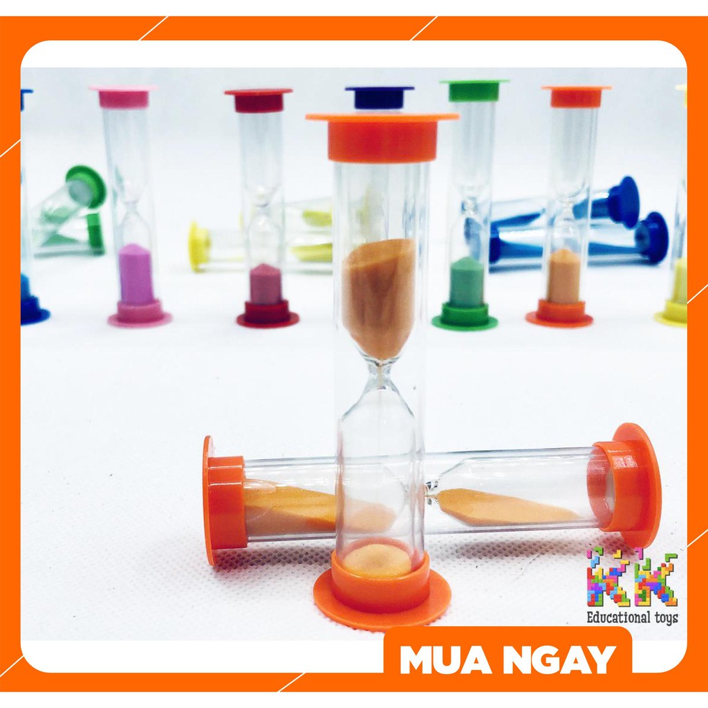 Giáo cụ dạy học: Đồng hồ cát tính giờ đa năng  - KKstore