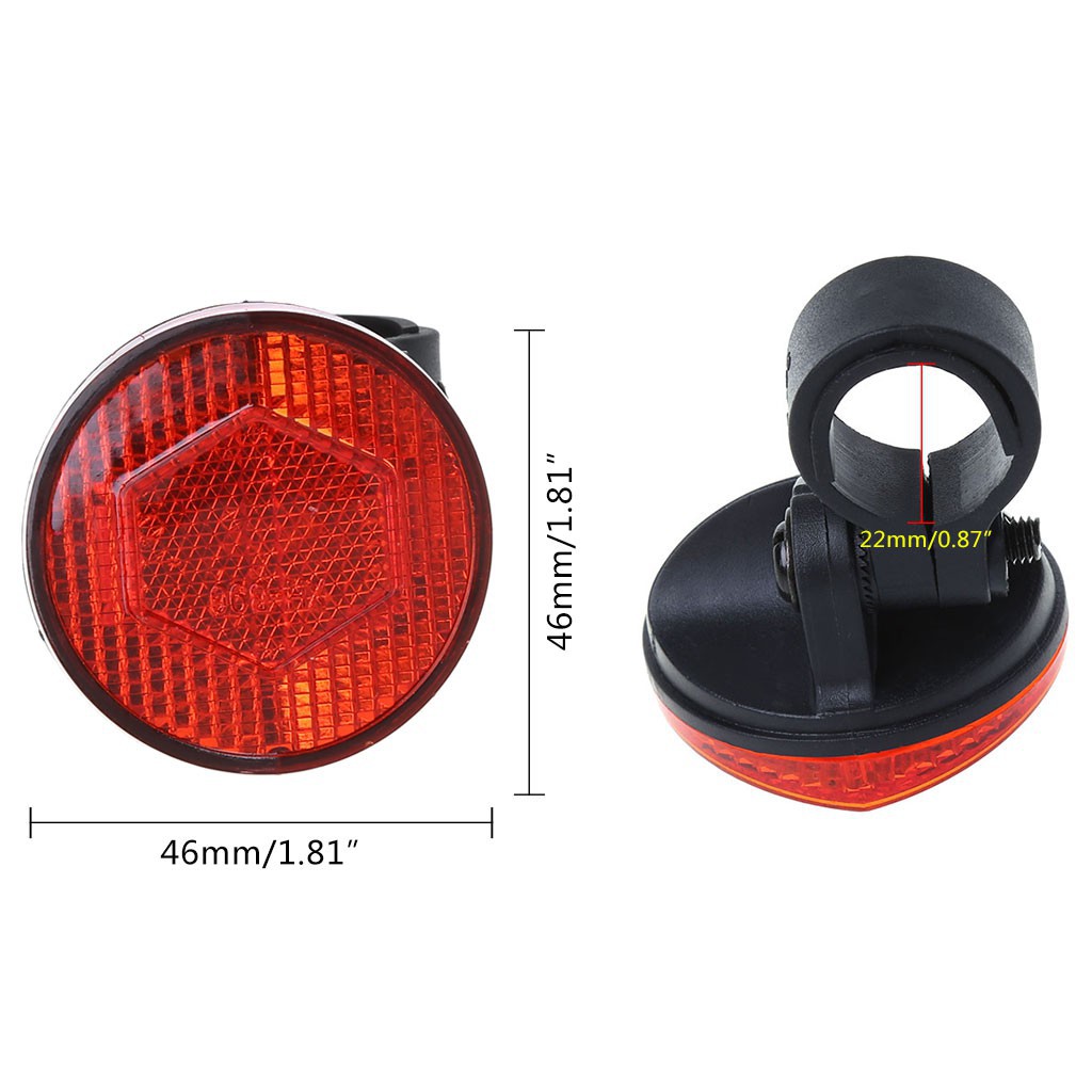 Dụng cụ phản quang cảnh báo an toàn cho xe đạp 22.2mm
