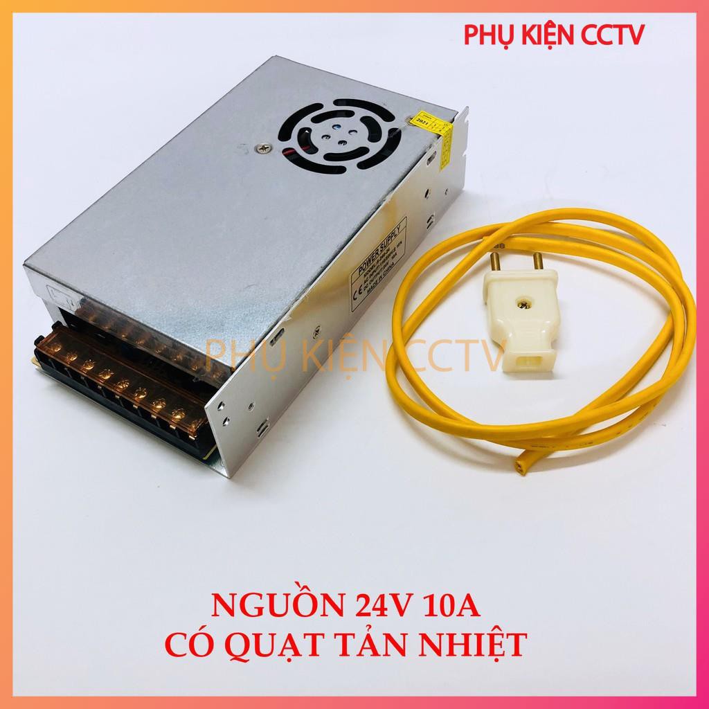 Nguồn tổ ong - Nguồn 24v 20a-15a-10a-5a-3a dùng cho led, động cơ, thiết bị điện 24v, tặng kèm dây nguồn