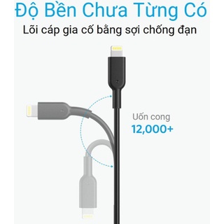 Cáp sạc  Powerline II Lightning - Dài 1.8m - A8433