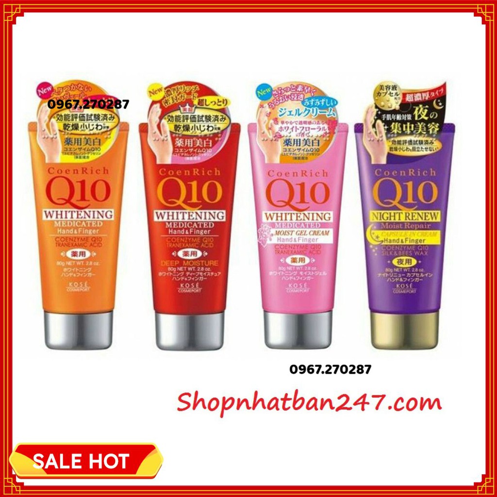 Kem dưỡng da tay KOSE Q10 80gr - 100% Authentic - Chính hãng