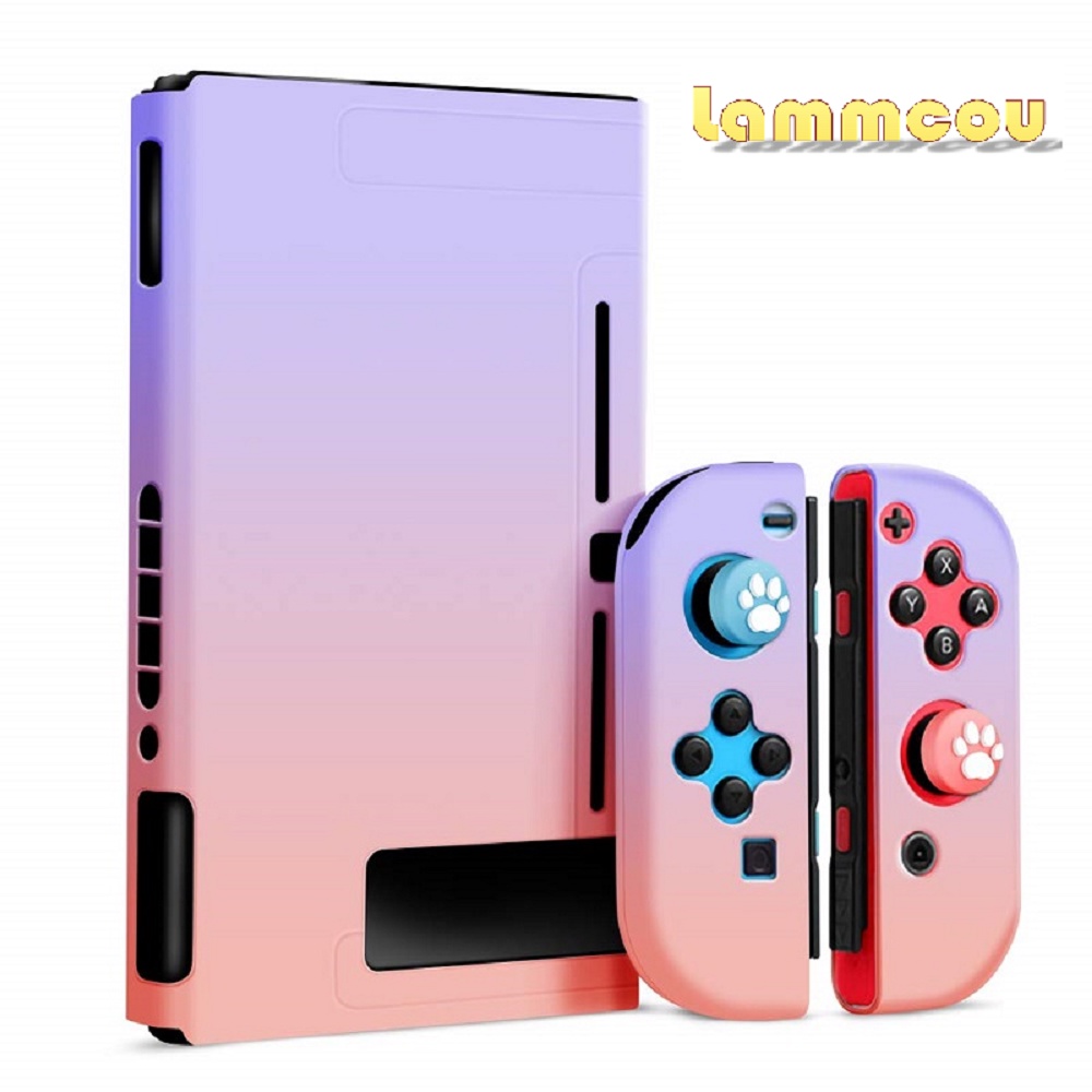 Bộ ốp bảo vệ Lammcou cho tay cầm chơi game và máy chơi game Nintendo Switch