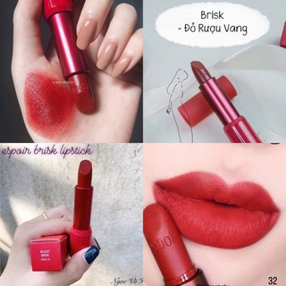 Son Espoir Nowear Moist Hug Lipstick Power Màu RD201 Brisk