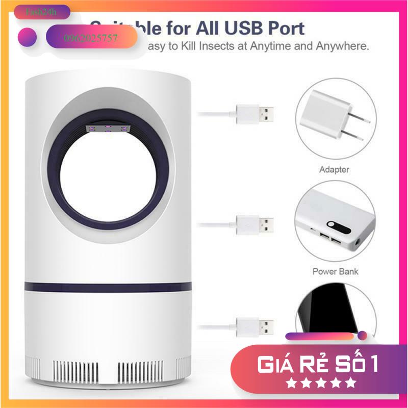 Đèn Bắt Muỗi Và Diệt Côn Trùng Thông Minh-Cổng Sạc USB