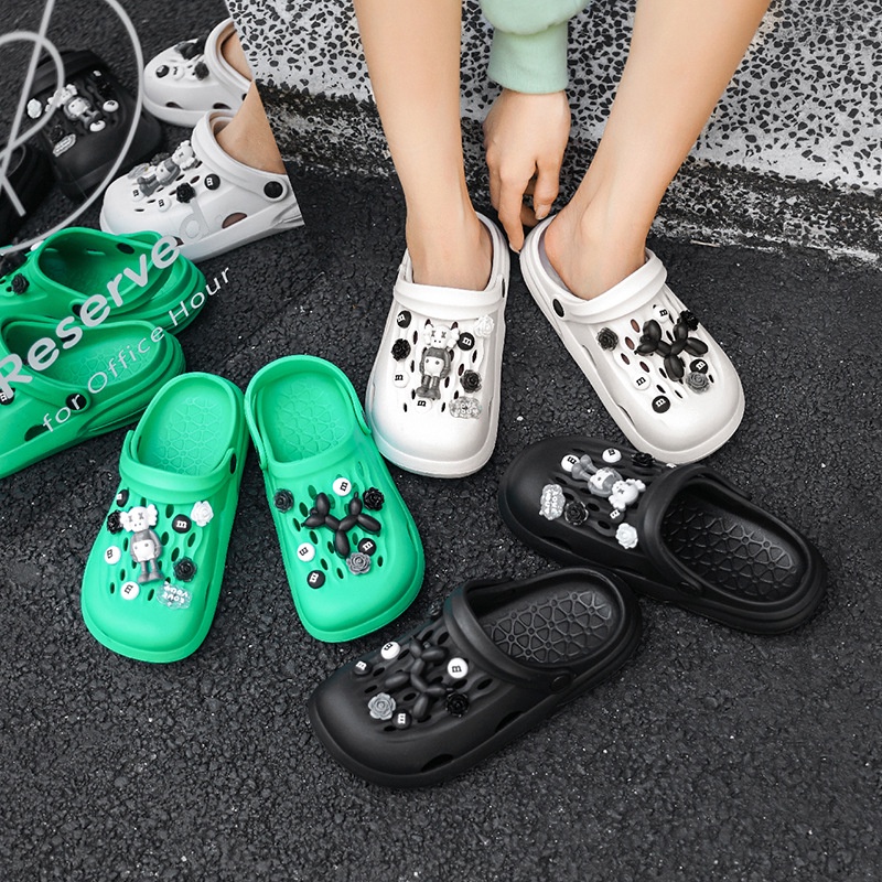 [YANA] Dép Cao Su Đi Biển Đục Lỗ Thời Trang Mùa Hè Cho Nữ