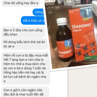 VITAMIN TỔNG HỢP DẠNG XI-RÔ CHO TRẺ EM TỪ 1 ĐẾN 14 TUỔI PIKOVIT