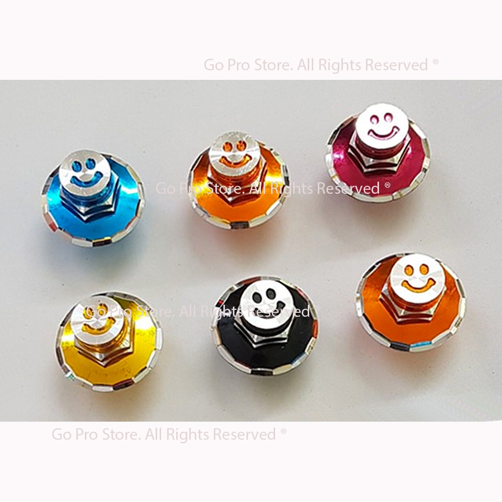 Ốc Kính Chiếu Hậu MẶC CƯỜI CÓ VÀNH M05 Chân 10 Ly - GIAO MÀU NGẪU NHIÊN