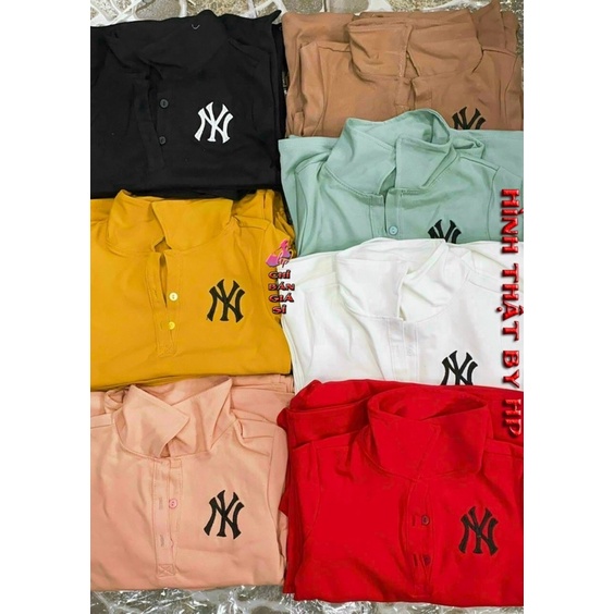 Áo thun nữ ôm body cổ bẻ polo thêu  phong cách hàn quốc cực dễ thương mẫu mới thời trang 2021 | BigBuy360 - bigbuy360.vn