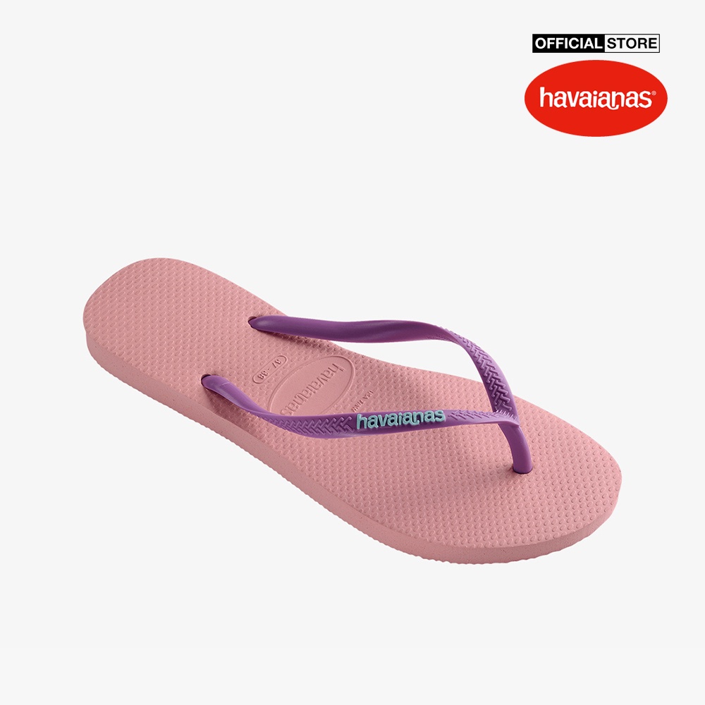 HAVAIANAS - Dép nữ Slim Logo Pop Up