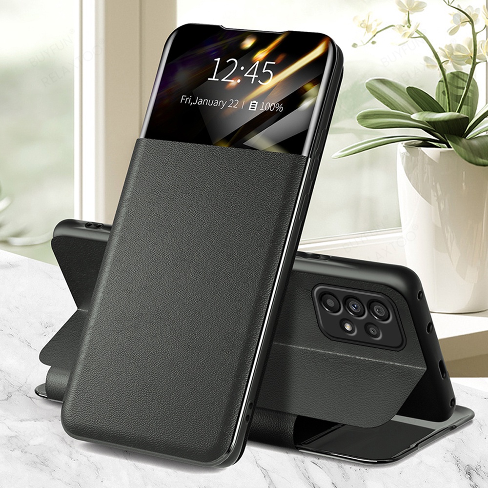 Bao Da Điện Thoại Có Ngăn Đựng Thẻ Cho Samsung Galaxy A72 A52s M52 M33 A33 A53 A73 4G 5G