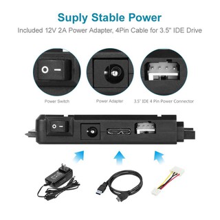 Cáp USB 3.0 Sang IDE/SATA 2,5"/3,5" Unitek Y3322