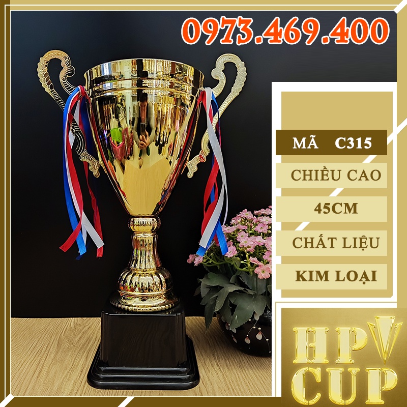 Cúp Thể Thao Bóng Đá Huy Chương Vàng Cờ Lưu Niệm CUP PHA LÊ Quà Tặng Vinh Danh B1A