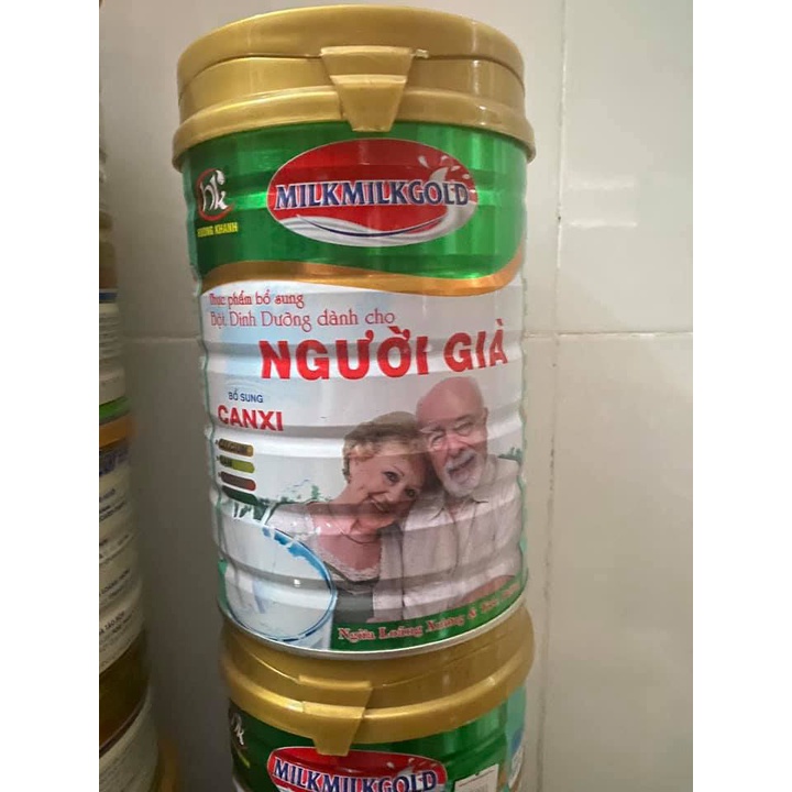 Sữa Canxi MilkmilkGold 900g cho người già  - Cung cấp canxi cho Xương Chắc Khỏe, Chống loãng Xương