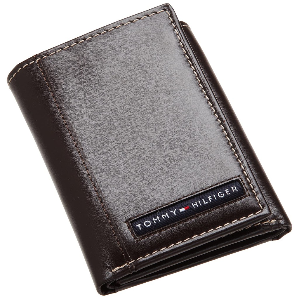 Ví nam Tommy Hilfiger Mens Cambridge Trifold Wallet Brown 5676/02 - Chính hãng