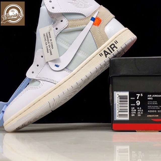 Tết Sale XẢ | Bán Chạy | Giầy thể thao Air Jordan 1 Off White  trắng thời trang nam nữ KHO Xịn Nhẩt NEW ✔️ . ^ ' ) ྇ ' '