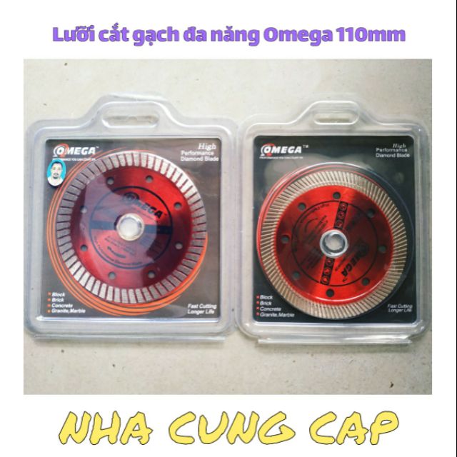 (GIÁ HỦY DIỆT) LƯỠI CẮT GẠCH ĐA NĂNG OMEGA 110mm