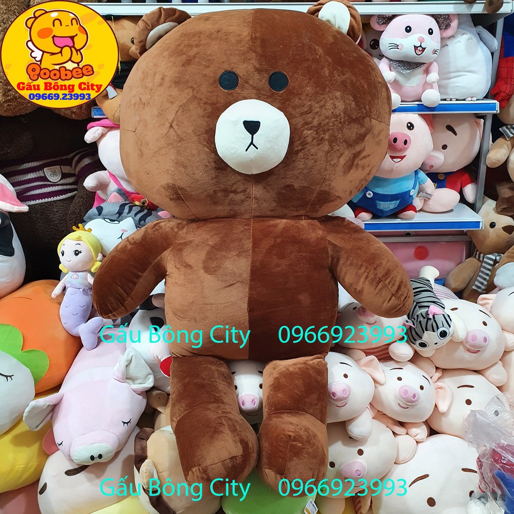 Gấu Bông Brown chiều cao đo thực 116cm - Thú nhồi bông