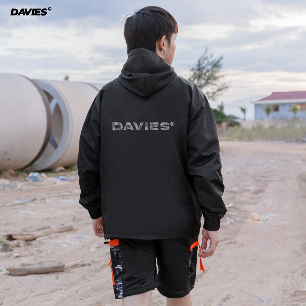 Áo khoác dù nam có mũ local brand DAVIES Jacket SUBTLE Grey Camou