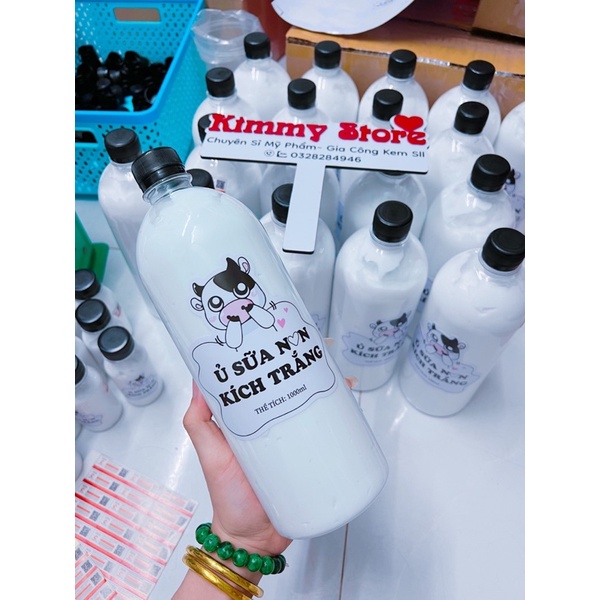 01 Chai 1000ml Ủ sữa non kích trắng body