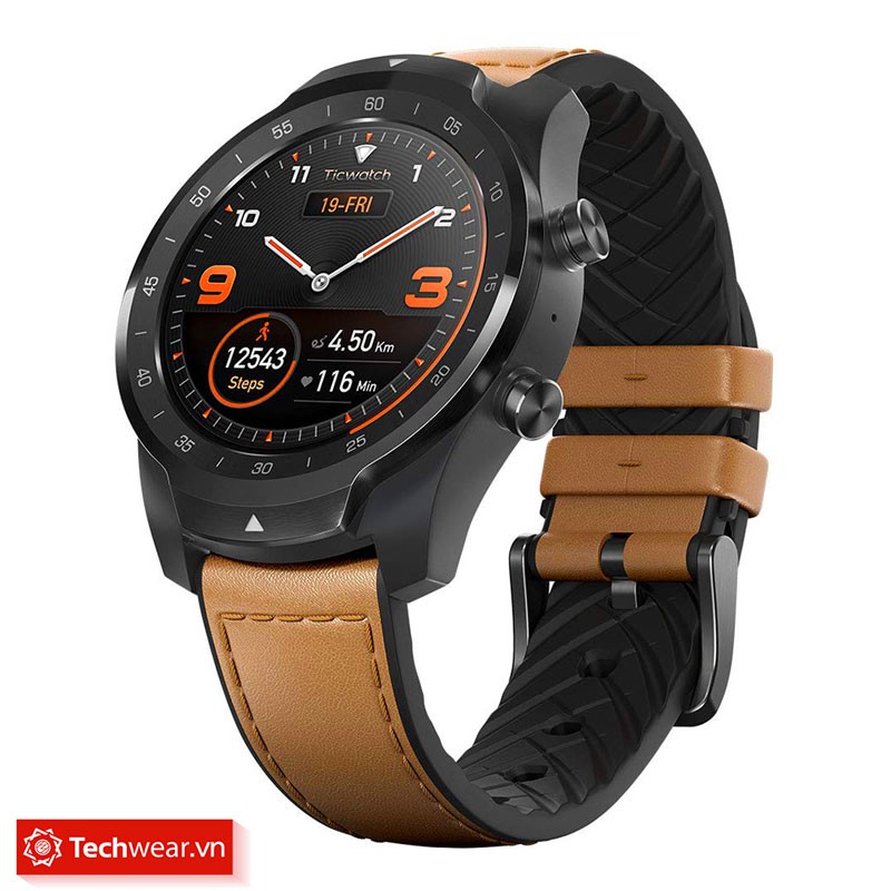 Dây da hybird 22mm cho đồng hồ thông minh |Hàng chính hãng Mobvoi Ticwatch | Mới 100% có sẵn giao ngay toàn quốc