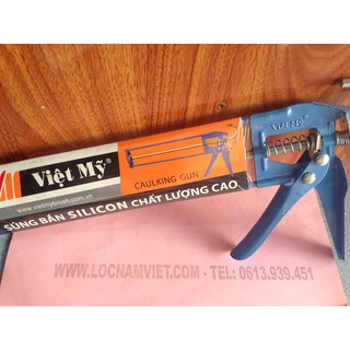 Súng bắn silicone màu xanh