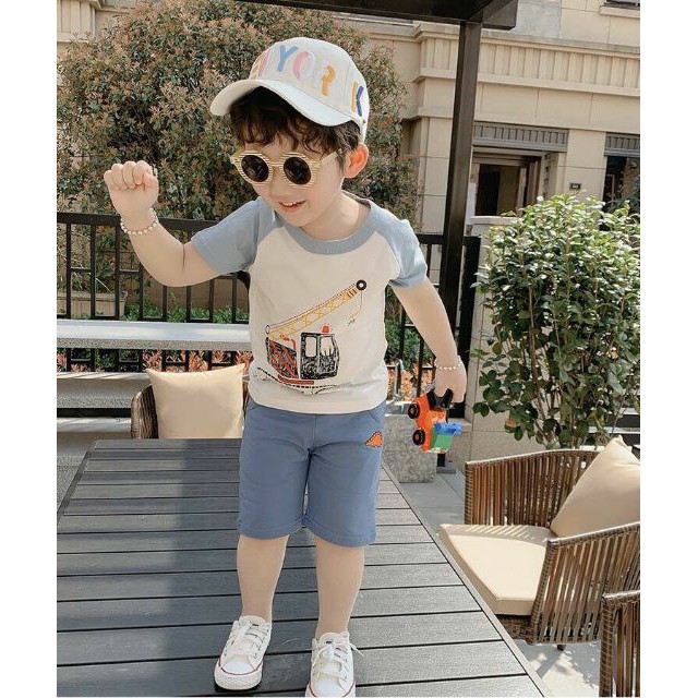 [MẪU MỚI] QUẦN SHORT KHỦNG LONG BÉ TRAI 8-18KG