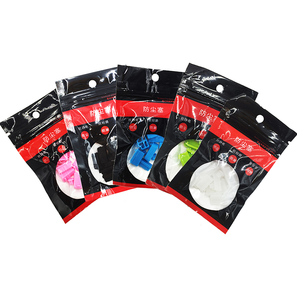 Set 13 Nút Bịt Cổng Hdmi Usb Rj45 Chống Bụi Dùng Cho Máy Tính