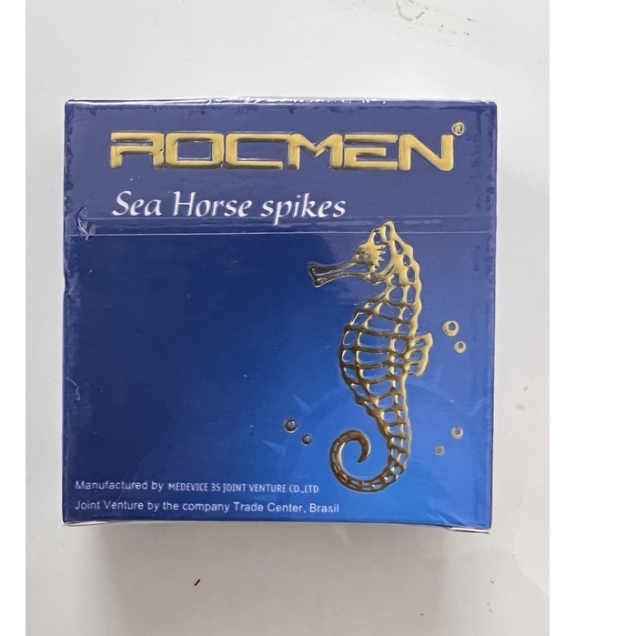 Bao Cao Su Gân Gai Rocmen Sea Horse Spikes cá ngựa hương bạc hà.hộp 3 cái. anthaomoc