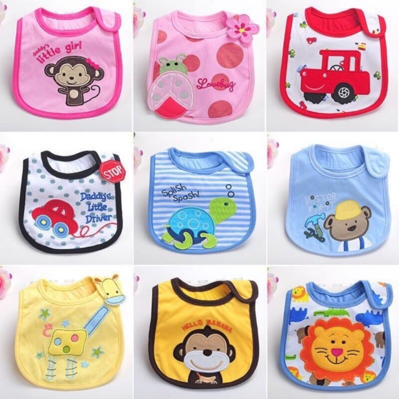 Yếm Dán Vai 3 Lớp Chống Thấm Cao Cấp Nhiều Mẫu