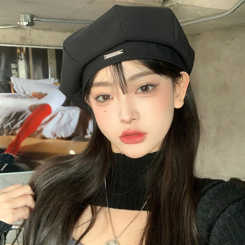 Mũ Nồi Màu Trơn Dây Điều Chỉnh Được Thời Trang Hàn Quốc Cho Nữ