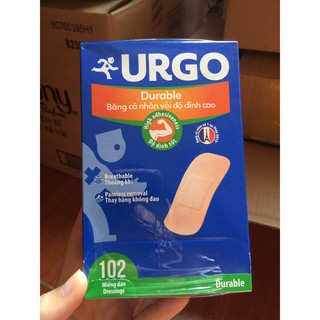 URGO BĂNG DÁN CÁ NHÂN VẢI ĐỘ DÍNH CAO(102 miếng)