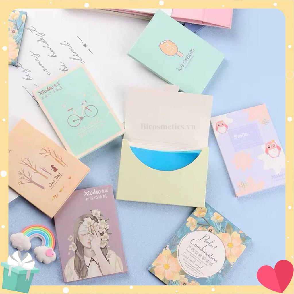 [Gói 50 Tờ] Giấy Thấm Dầu Thấm Hút Nhanh, Giấy Hút Dầu Khuôn Mặt Siêu Thấm Dễ Thương (Giao Ngẫu Nhiên) | BigBuy360 - bigbuy360.vn