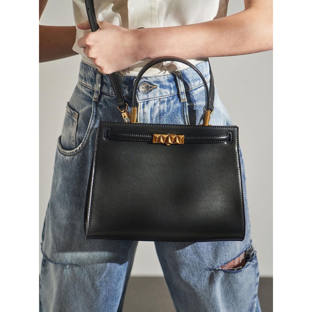 Túi handbag miệng dây cài