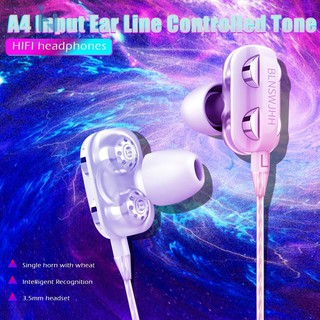 Tai nghe nhét tai norton a4 jack 3.5mm có micro âm thanh stereo sống động