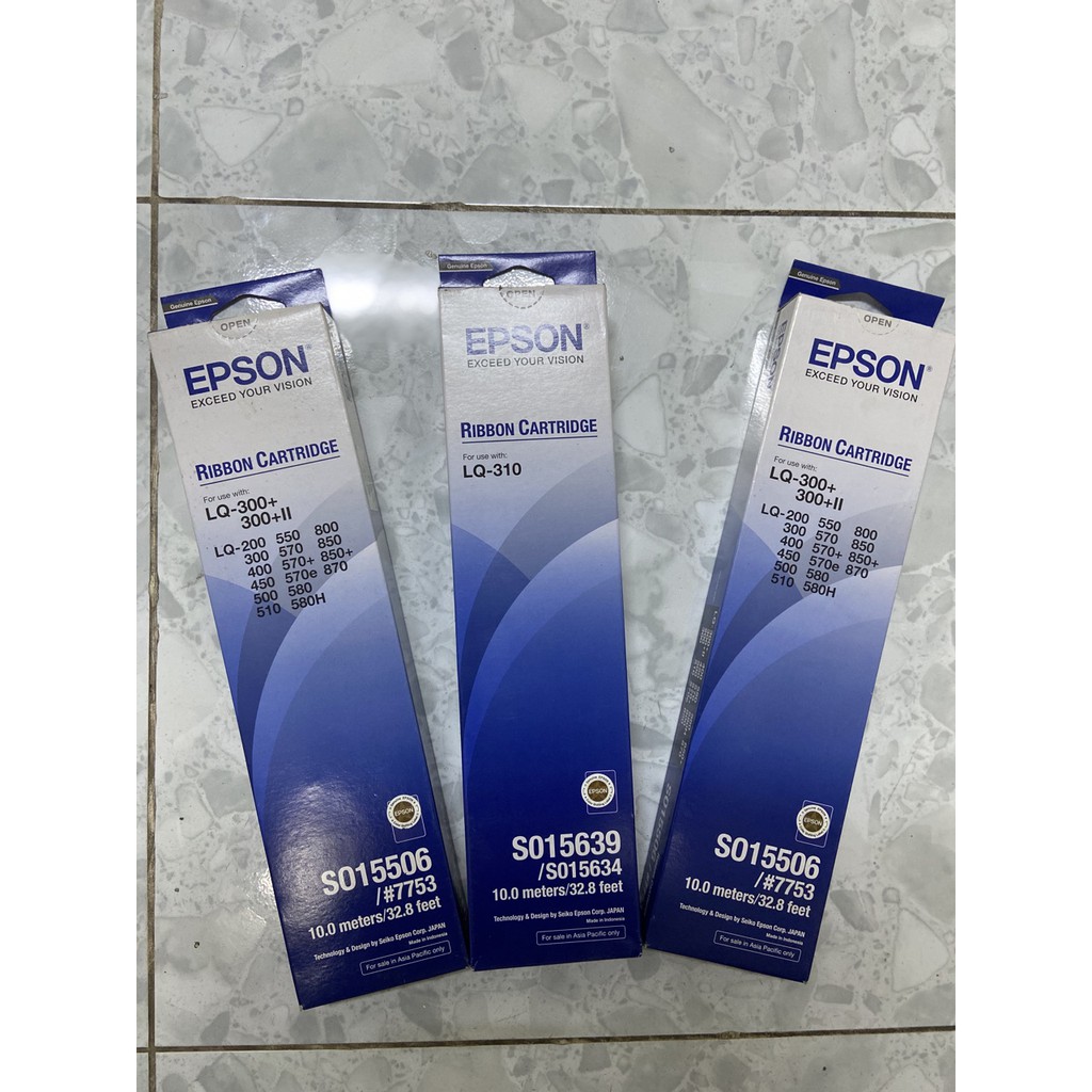 Băng mực in ruy băng RIBBON EPSON LQ 310  - Dùng cho máy in kim Epson LQ310