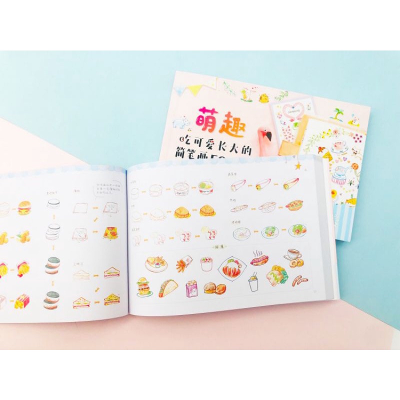 Dạy vẽ cute đáng yêu đơn giản: 5000 bức ăn đáng yêu lớn lên