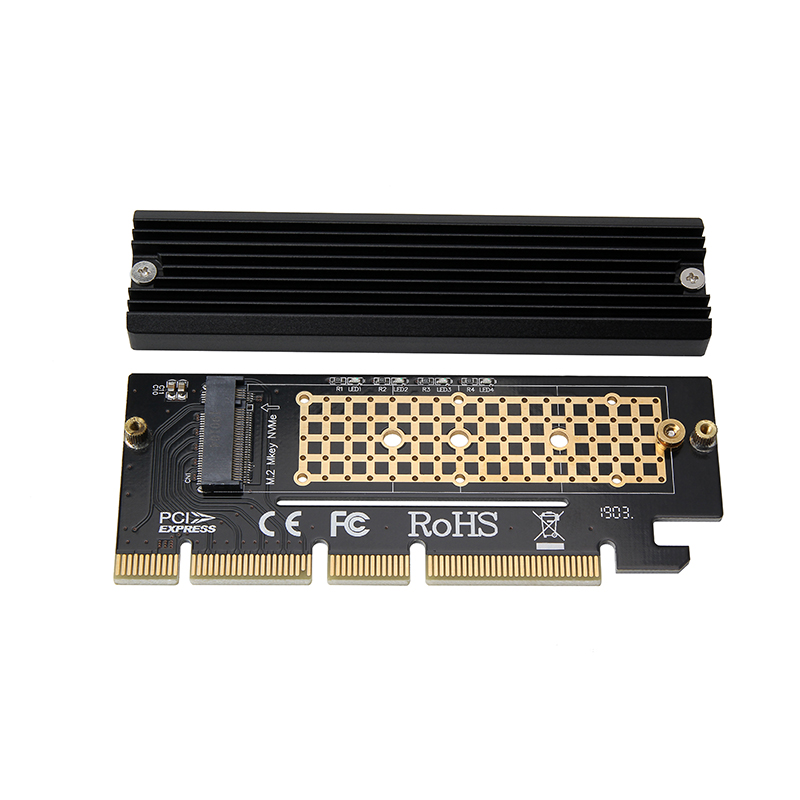 Card Chuyển Đổi Pci-E 3.0 16x M.2 Nvme Ssd Pcie Sang M Key Ngff Thẻ