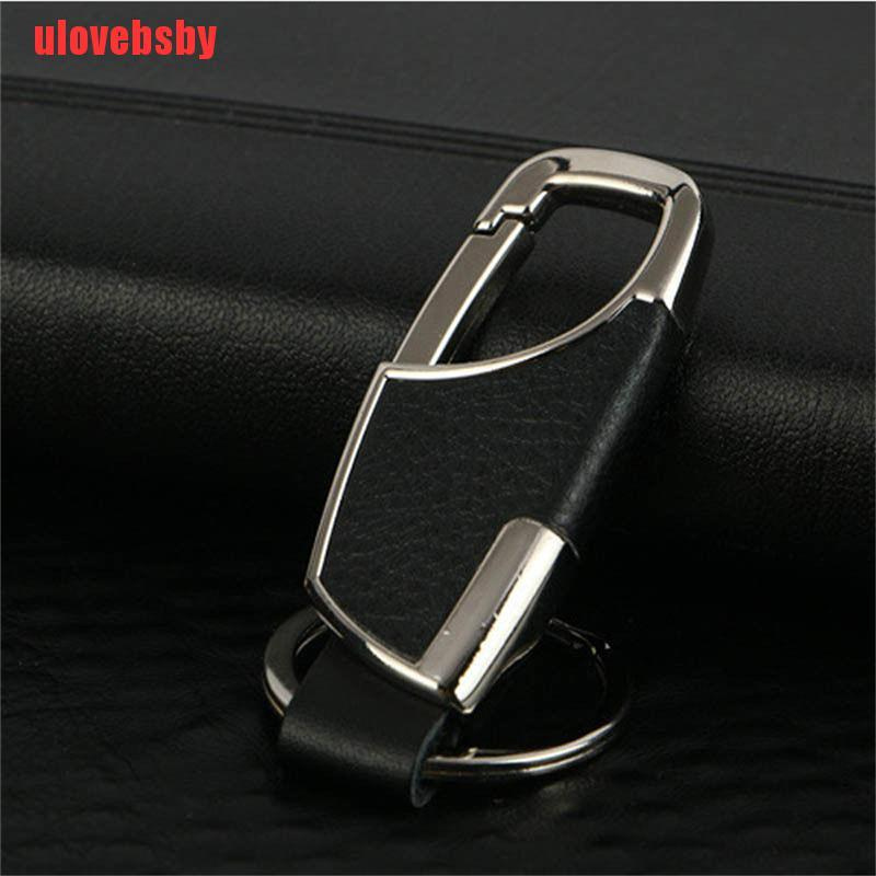 Móc Khóa Da Kim Loại Sáng Tạo Cho Nam