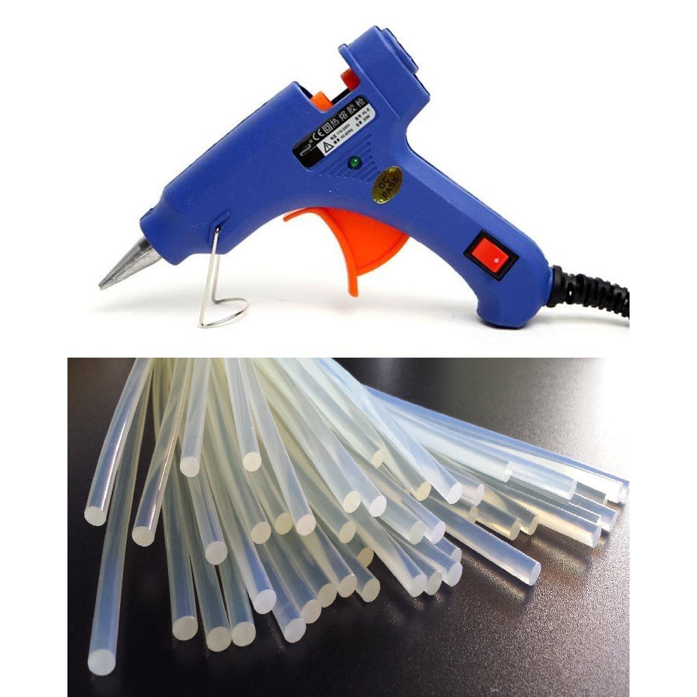 Súng bắn keo nến 20w tặng 10 cây keo nến kc