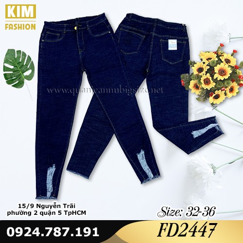 Jean Dài Co Giãn Bigsize FD2447 Size 32-36