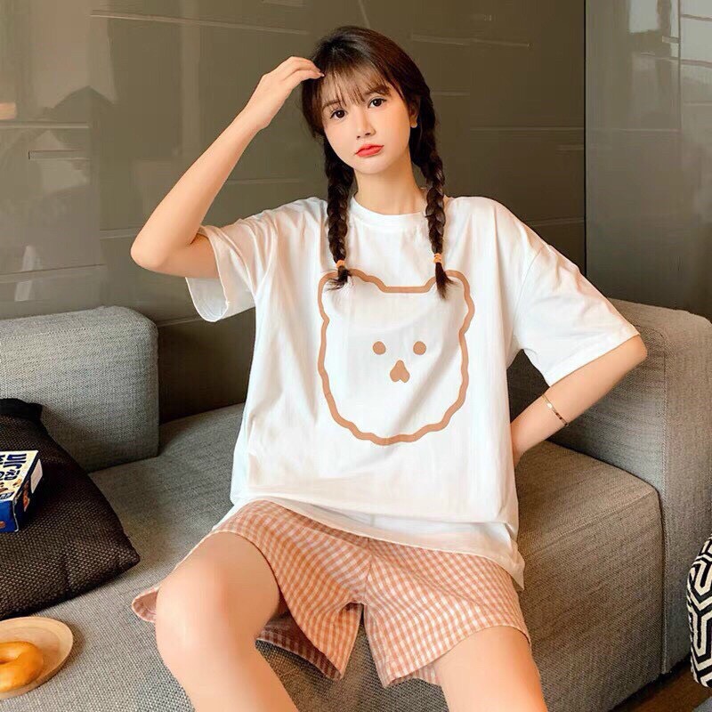 Đồ bộ nữ đẹp mặc nhà bộ ngủ nữ đẹp dễ thương cao cấp bộ đồ nữ chất mềm mịn thoáng mát | BigBuy360 - bigbuy360.vn