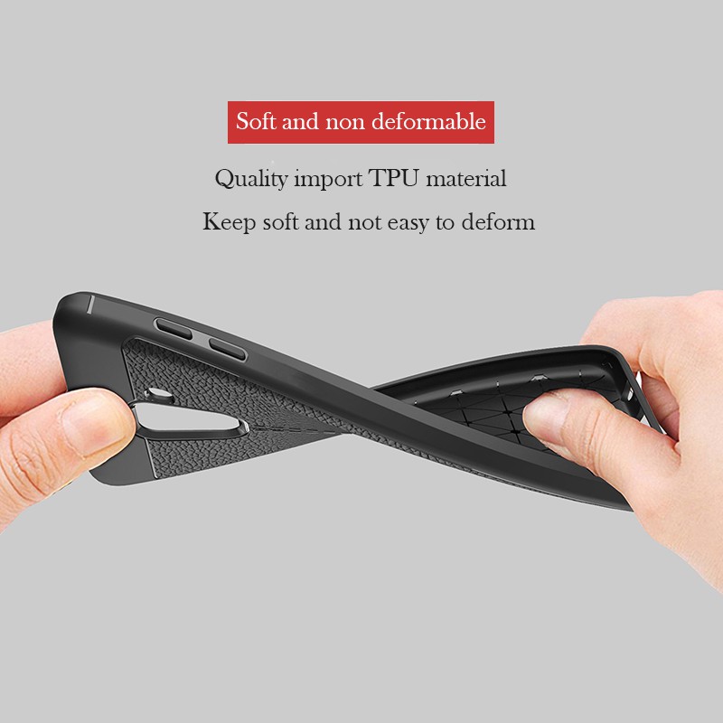 Ốp Lưng Samsung A6 dẻo vân giả da chống sốc