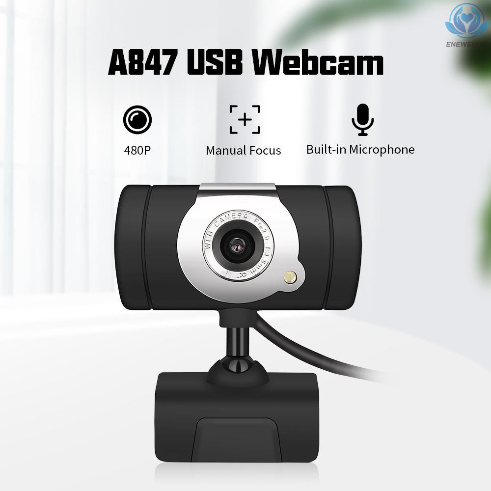 Bộ Webcam Hxsj A847 480p Chất Lượng Cao Kèm Phụ Kiện