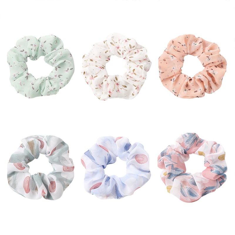 Dây buộc tóc chất liệu chiffon cho nữ dễ thương xinh xắn