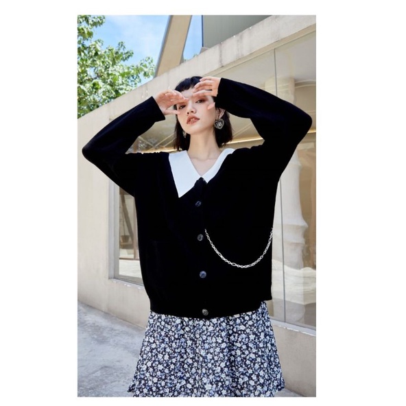 Áo khoác cadigan size S auth màu đen