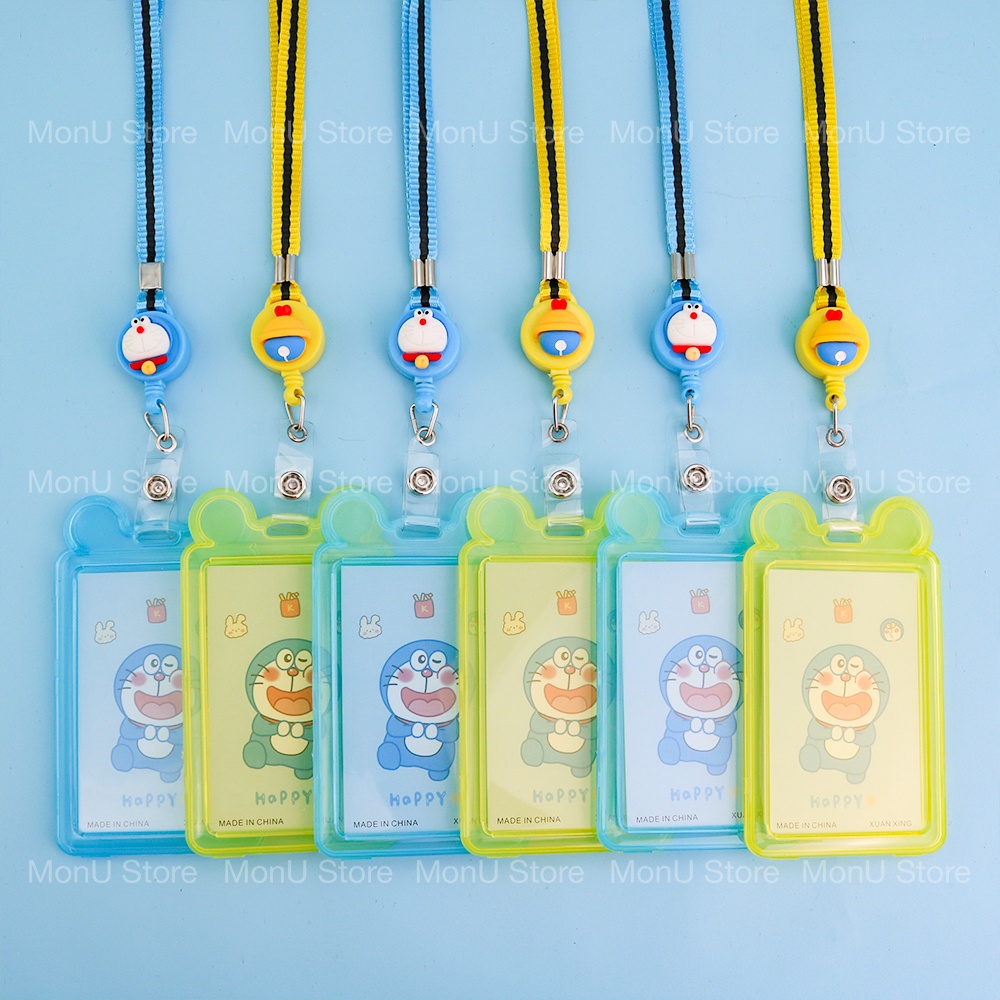 Dây đeo thẻ và bảng tên học sinh, sinh viên, nhân viên hình DORAEMON DOREMON dễ thương cute MON0386 TooYoo